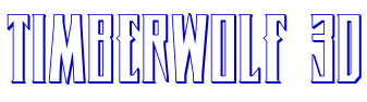 Timberwolf 3D 字体